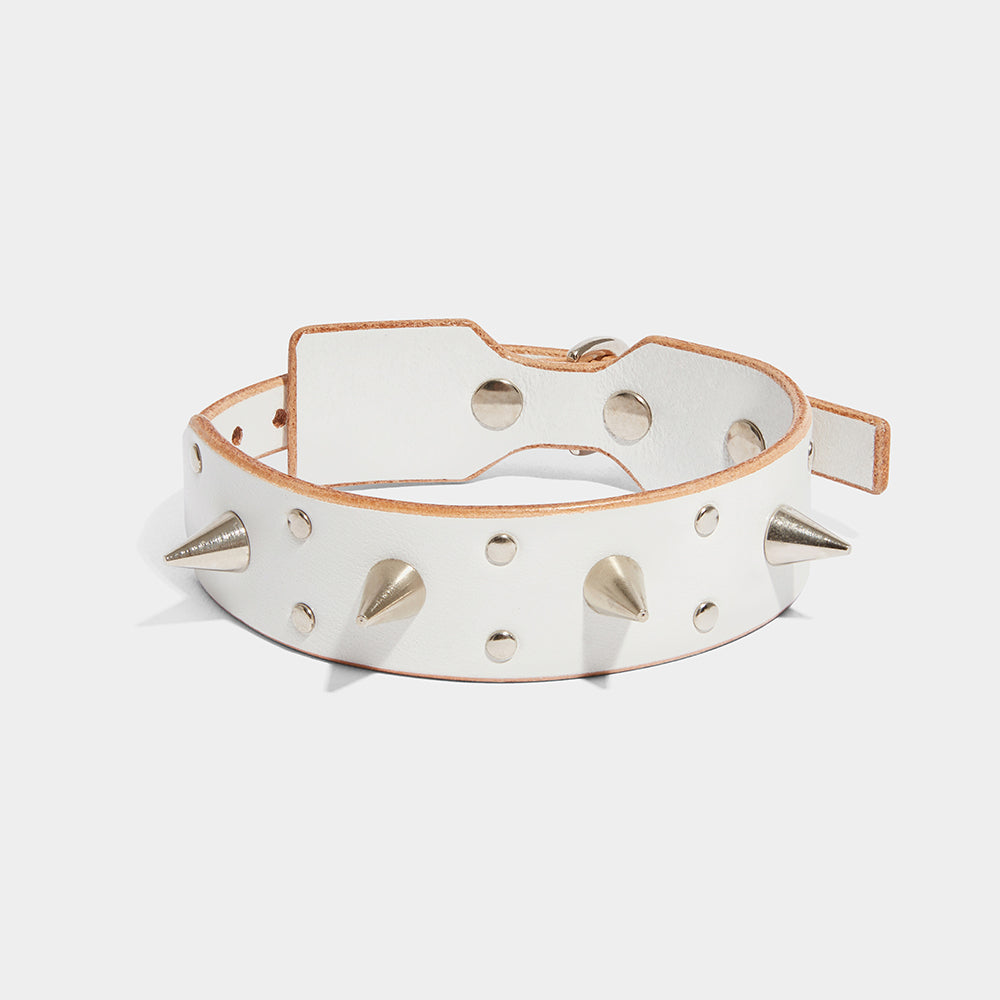 DOUBLE SPIKE STUDDED COLLAR